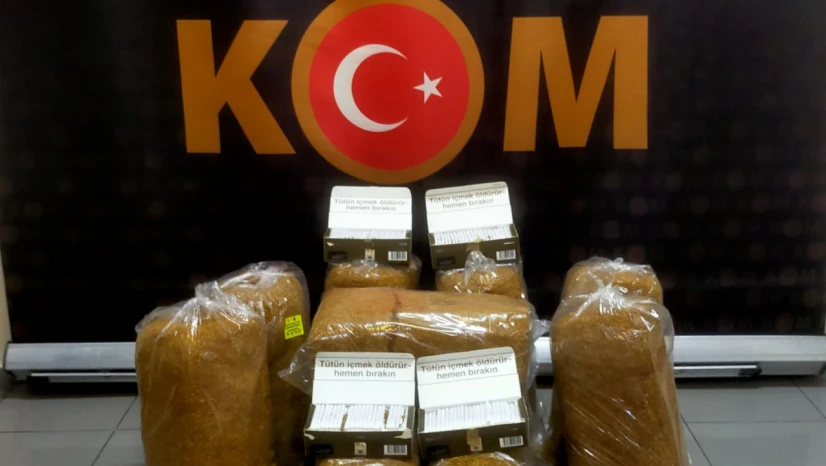 800 Sigara ve 50 Kilo Tütün Ele Geçirildi
