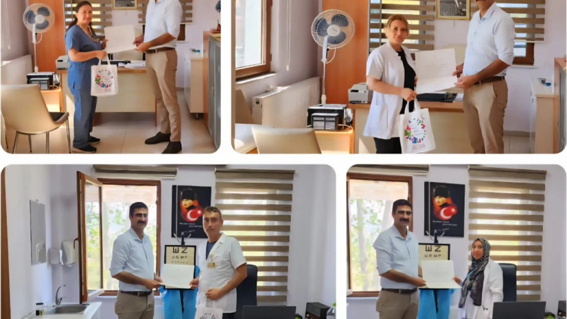 Aile Hekimliği Birimlerine Teşekkür Edildi