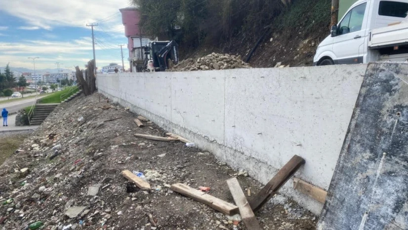 Aladağı'na 58 metrelik perde duvar