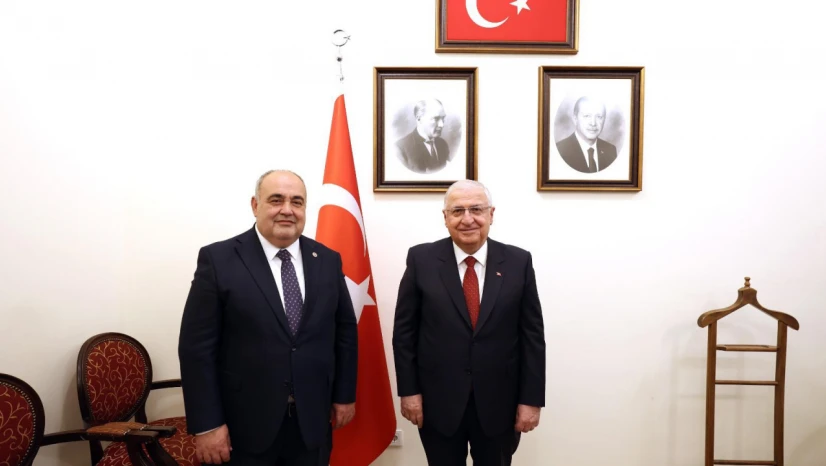 Aldatmaz, Milli Savunma Bakanı Güler'i Meclis'te Ziyaret Etti