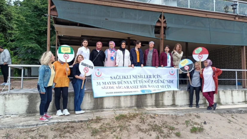 Amasra ve İnkumu'nda izmaritler toplandı
