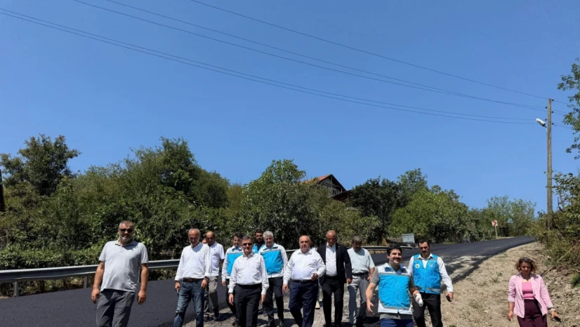 Amasra Yolunda Asfalt Çalışmaları Tamamlandı