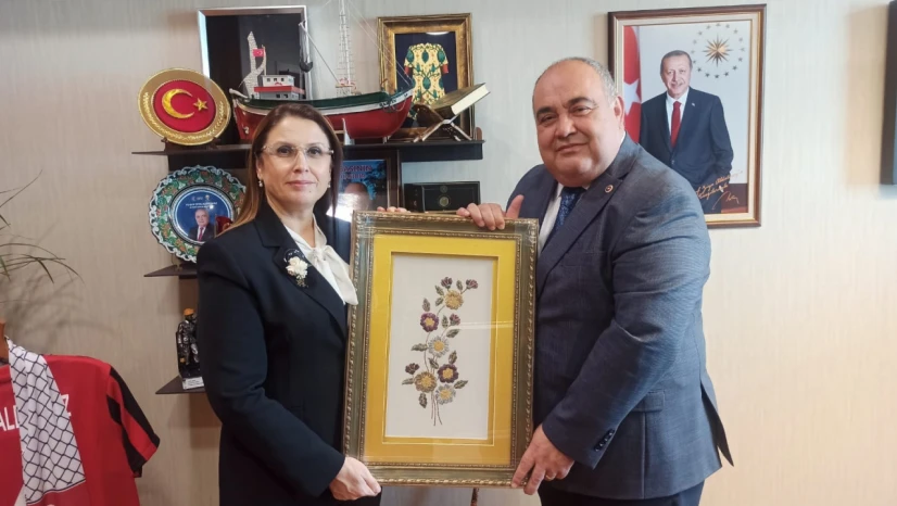 Arslan'dan Tunç ve Aldatmaz'a ziyaret