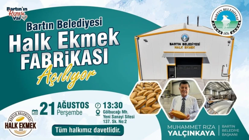 Bartın Belediyesi'nden Halk Ekmek Müjdesi