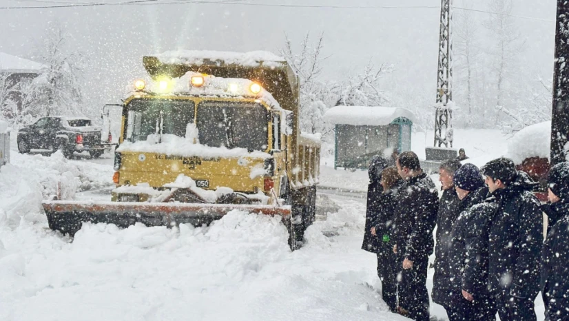 Bartın'da Kar Alarmı