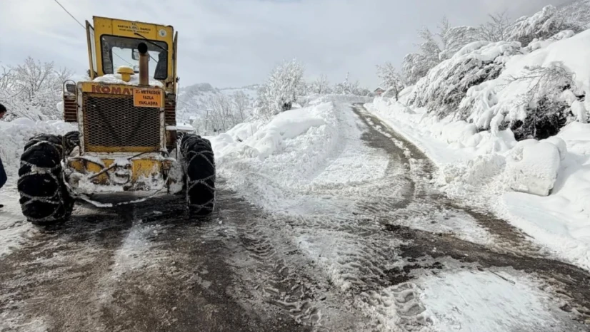 Bartın'da Kar Tedbirleri