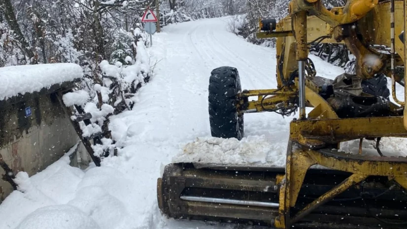 Bartın'da Karla Mücadele Seferberliği