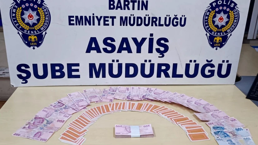 Bartın'da kumar operasyonu