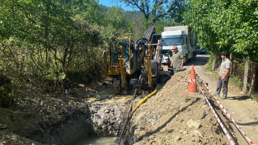 Başkan Uzun, yatay sondaj çalışmalarını inceledi