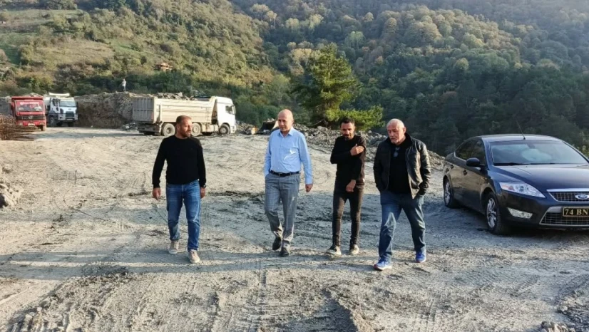 Çakır, TOKİ ve Yeni Yol Çalışmalarını Yerinde İnceledi