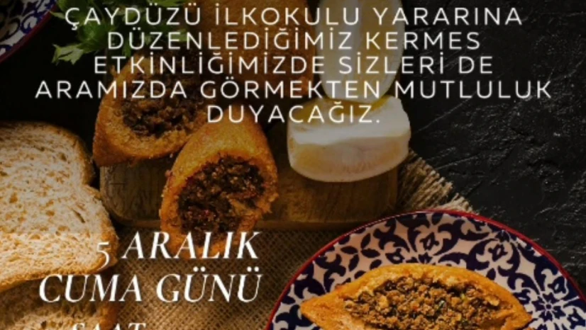 Çaydüzü İlkokulu Yararına Kermes Düzenlenecek