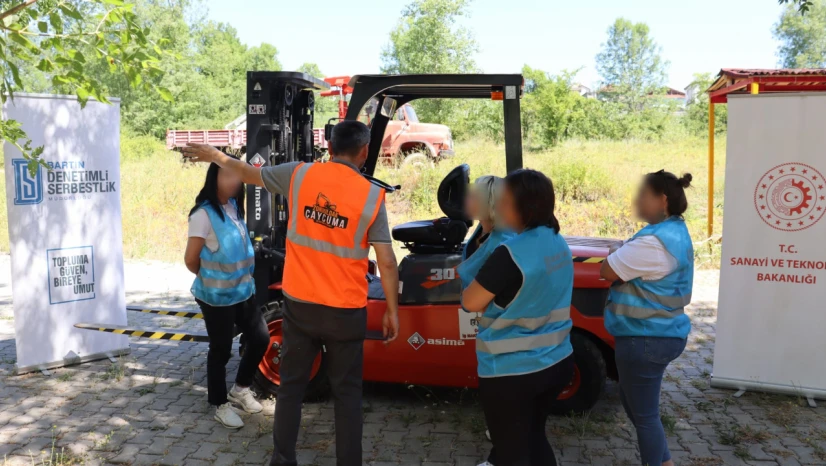 Denetimli Serbestlik Yükümlülerine Forklift Eğitimi