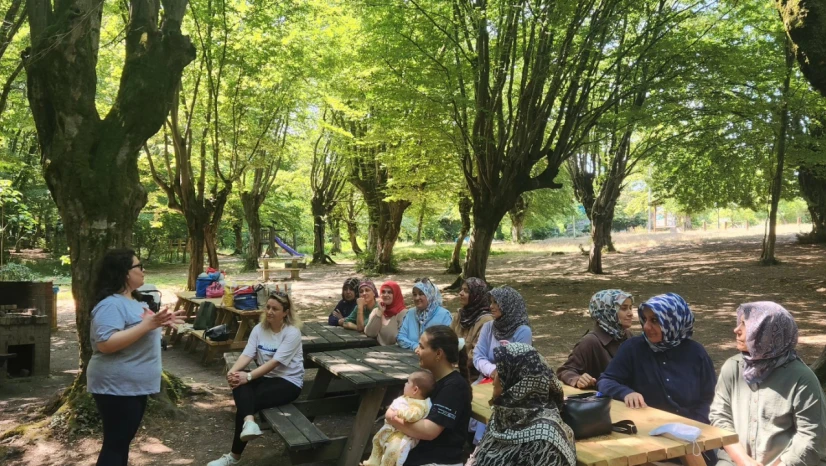 Doğada sağlık dolu bir yürüyüş