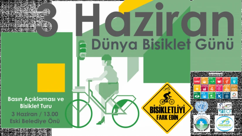 Dünya Bisiklet Gününde şehir turu