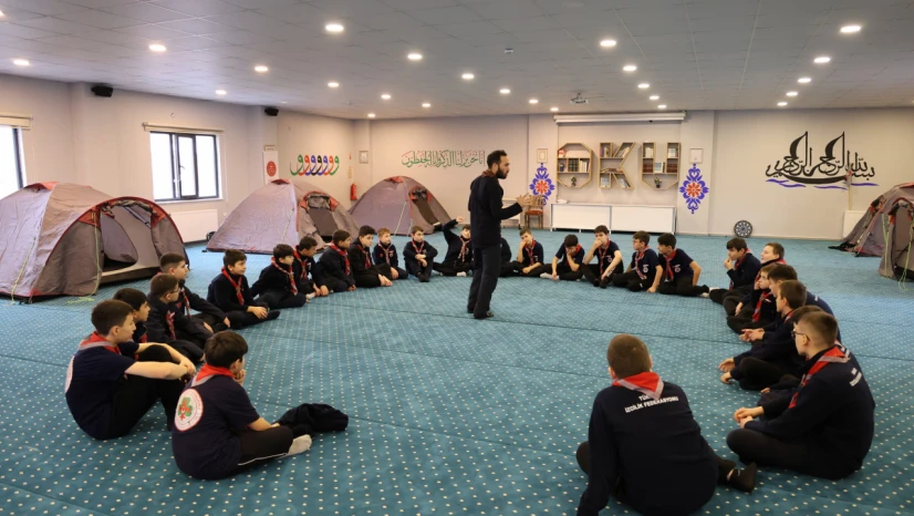 İzcilik Kış Kampında Eğitim, Spor ve Kardeşlik Buluştu