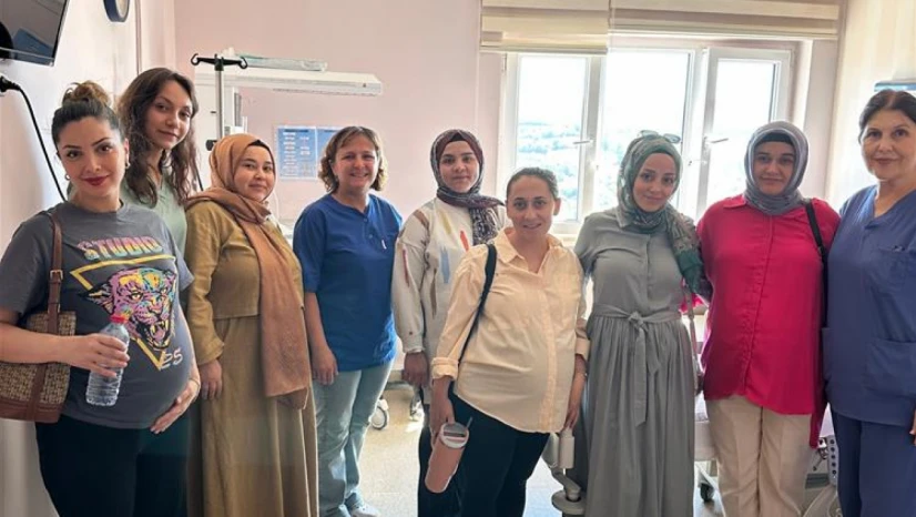Karaköy Gebe Okulu'nda Mezuniyet Sevinci