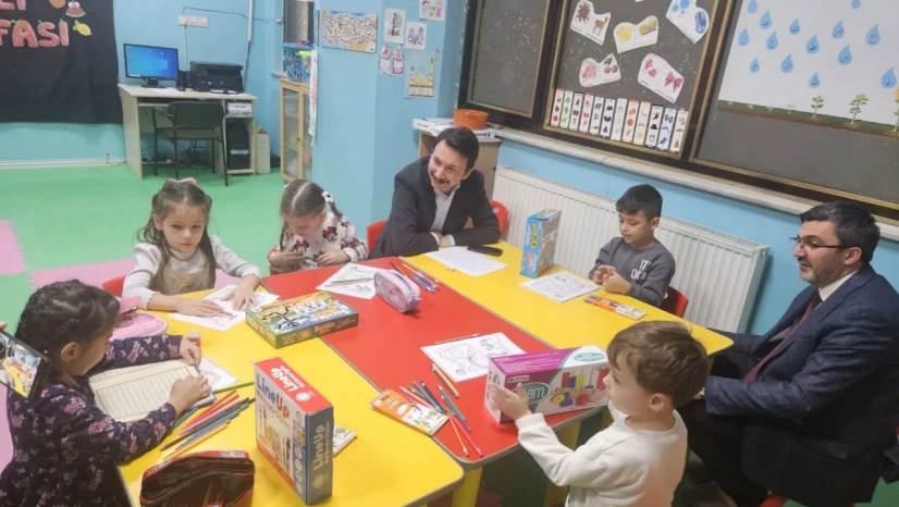 Kaymakam Çetin'den 4-6 Yaş Kur'an Kursuna Ziyaret