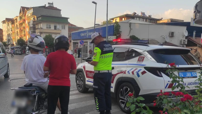 Kozcağız'da Motosiklet Denetimi