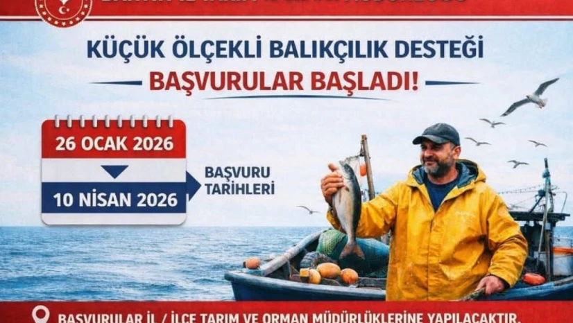 Küçük Ölçekli Balıkçılara Destek Başvuruları Başladı