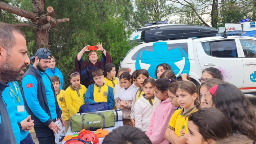 Okul Bahçesinde Sağlıkla Eğlence Bir Arada