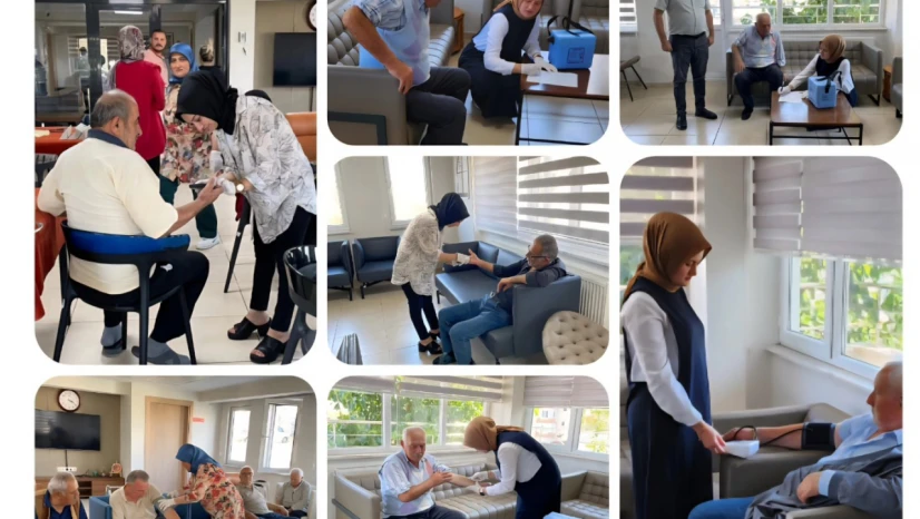 Sağlık Çalışanları, Büyüklerle Sağlıklı Yaşamı Konuştu