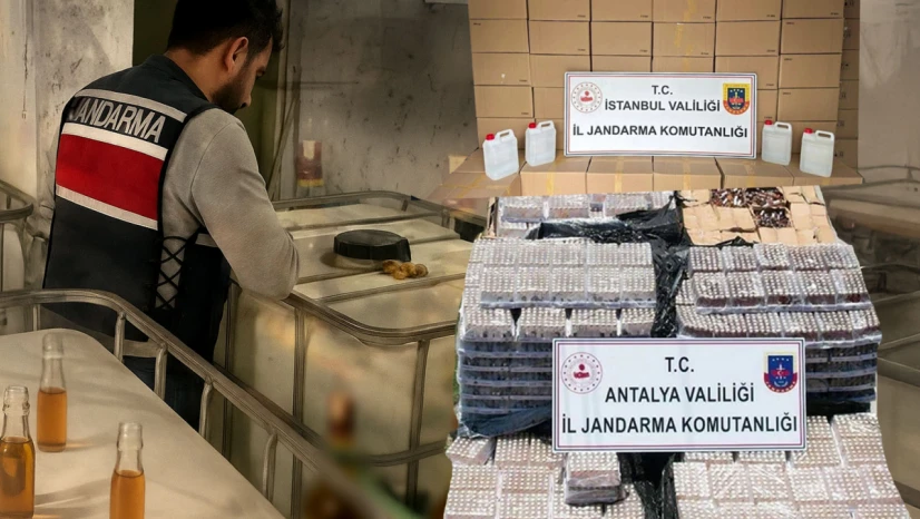 Sahte alkol operasyonunda 121 gözaltı