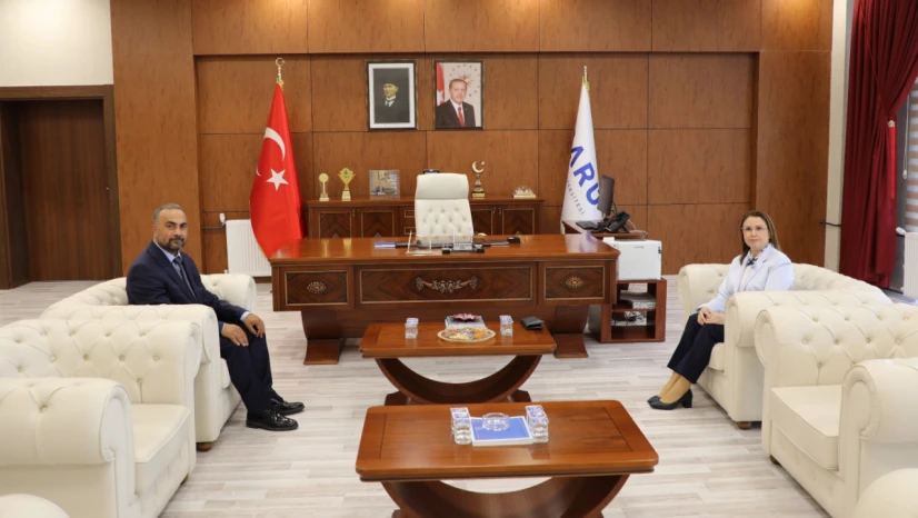 Vali Arslan'dan Rektör Akkaya'ya ziyaret