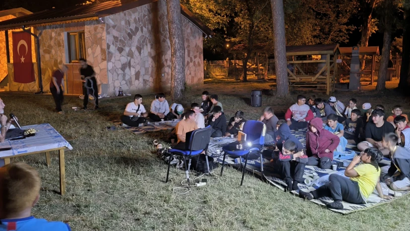 'Yazımda Kardeşlik Var' kampına Müftü Keskin'den ziyaret