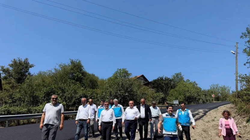 Amasra Yolunda Asfalt Çalışmaları Tamamlandı