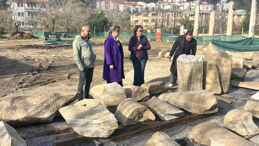 Amastris'te 2025 Anastylosis Çalışmaları Tamamlandı