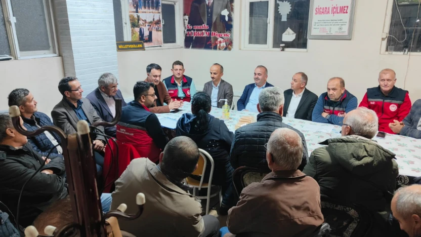 Çakırdemirci'de Gece Eğitimi ve Ortak Akıl Toplantısı