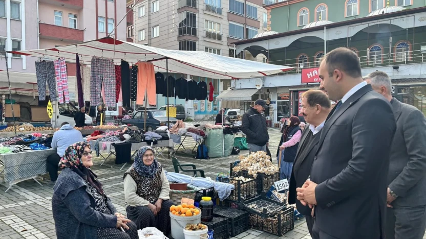 Kaymakam Kadiroğlu'ndan Abdipaşa Esnafına Ziyaret
