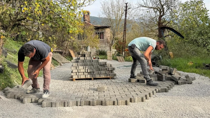 Uzunöz'de Parke Çalışması