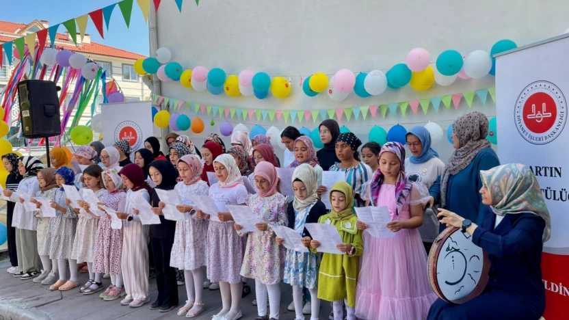 Yaz Kur'an Kursları final yapıyor