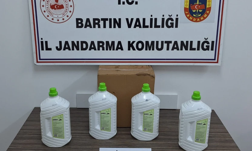 Amasra'da Kaçak Alkol Operasyonu