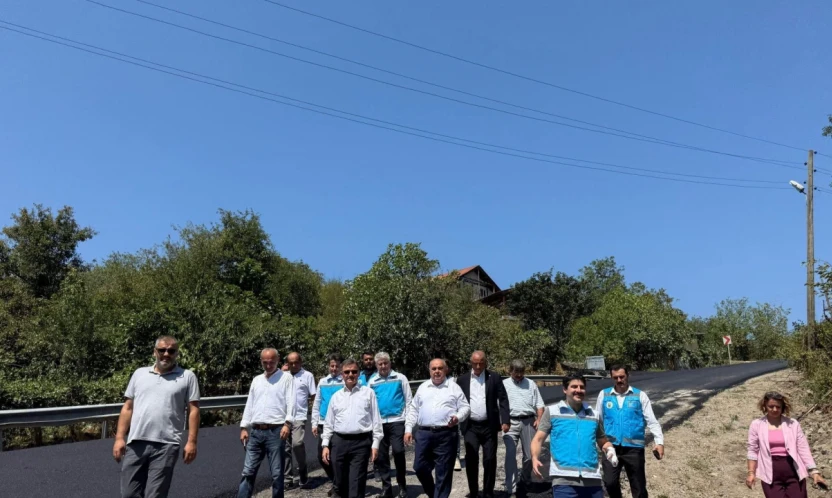 Amasra Yolunda Asfalt Çalışmaları Tamamlandı