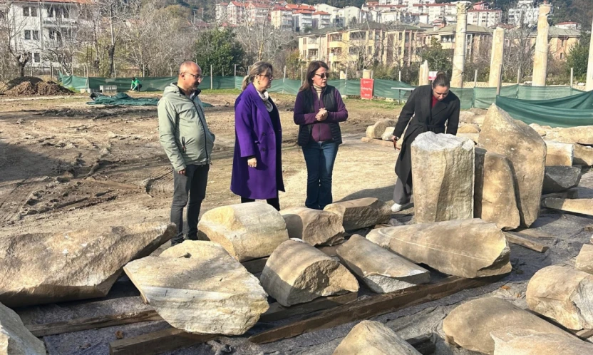 Amastris'te 2025 Anastylosis Çalışmaları Tamamlandı