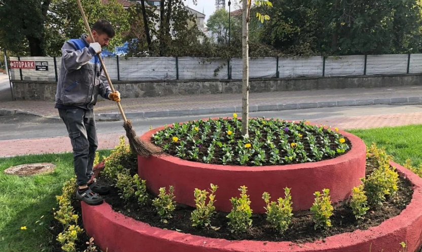 Bartın'da Yeşil Alanlar Güzelleştiriliyor
