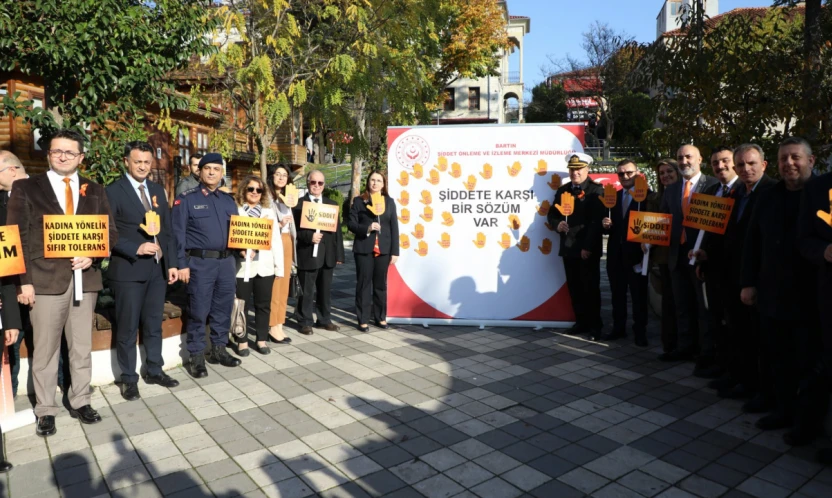 Bartın'dan 'Şiddete Karşı Bir Sözüm Var' Mesajı