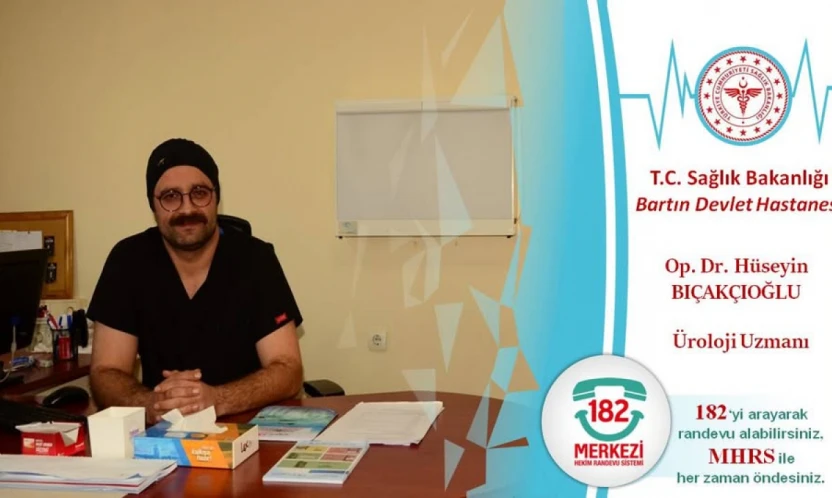 Bartın Devlet Hastanesi'ne Yeni Üroloji Uzmanı
