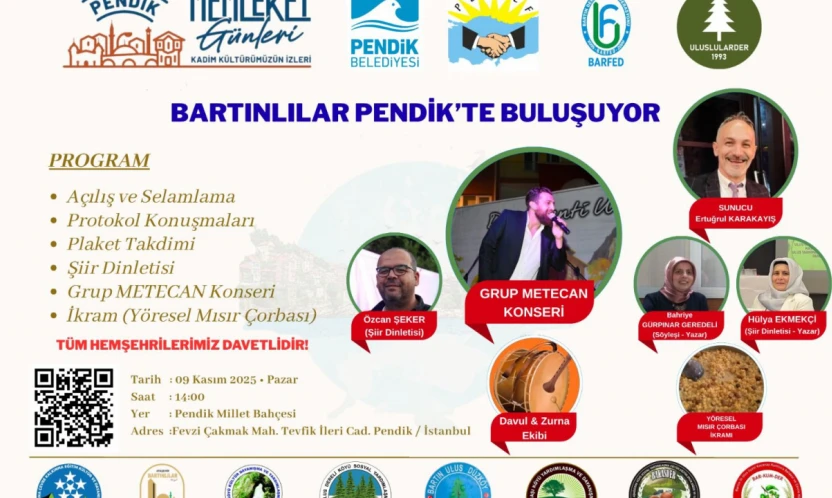 Bartınlılar Pendik'te Buluşuyor!