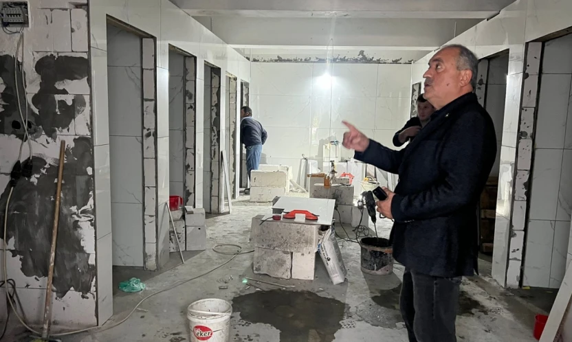 Başkan Uzun Çalışmaları Yerinde İnceledi