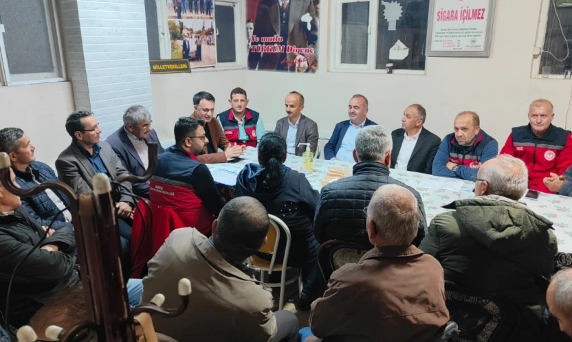 Çakırdemirci'de Gece Eğitimi ve Ortak Akıl Toplantısı