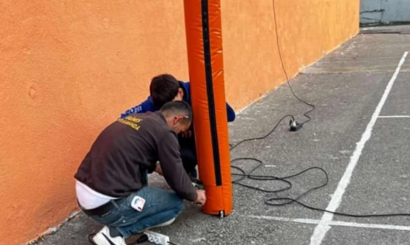 Çaydüzü İlkokulu'nda Spor Alanlarına Güvenlik Dokunuşu