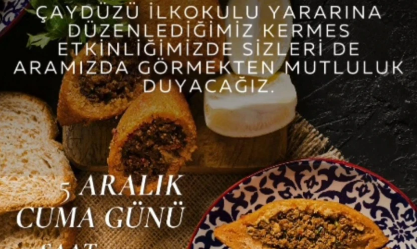 Çaydüzü İlkokulu Yararına Kermes Düzenlenecek