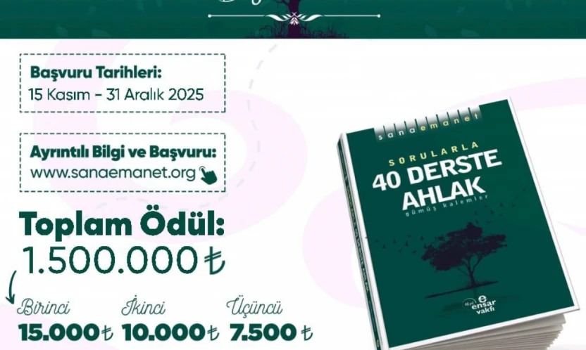 Ensar Vakfı'ndan Öğrencilere Fırsat Ödül 1,5 Milyon TL