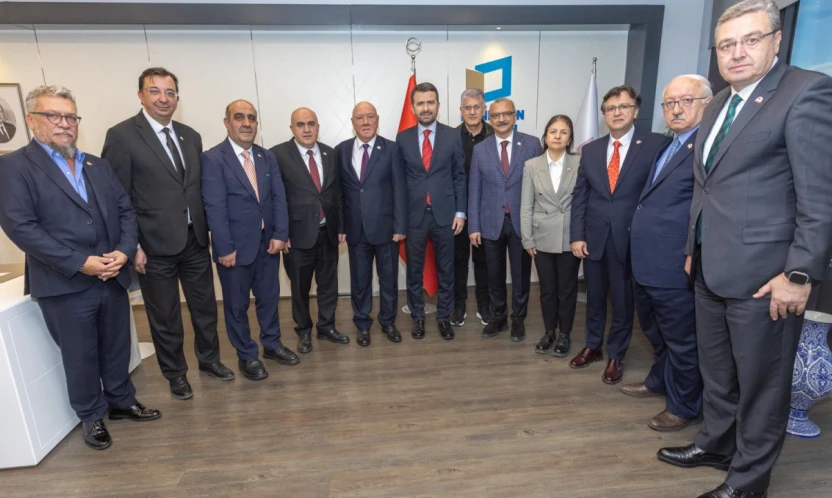 Türkiye Gazeteciler Konfederasyonu'ndan BİK Genel Müdürü Abdülkadir Çay'a ziyaret.