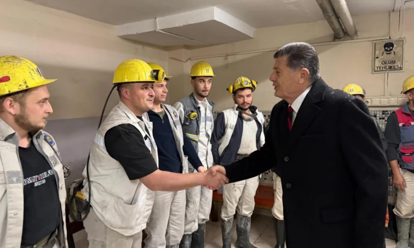 Yalçınkaya Madencilerle Bir Araya Geldi