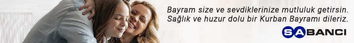 SABANCI KURBAN BAYRAMINI KUTLAR.